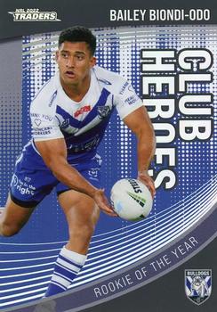 2022 NRL Traders - Club Heroes Parallel #CHP06 Bailey Biondi-Odo Front